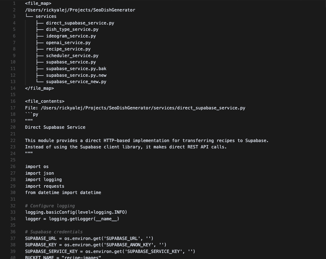 Smart Preparation - placeholder image showing file selection/export
